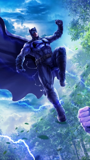 Batman vs. Thanos Artwork 4K
