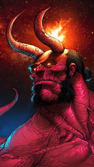 Hellboy artwork 4K