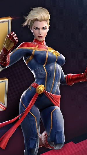 Captain Marvel from Marvel Duel 4K