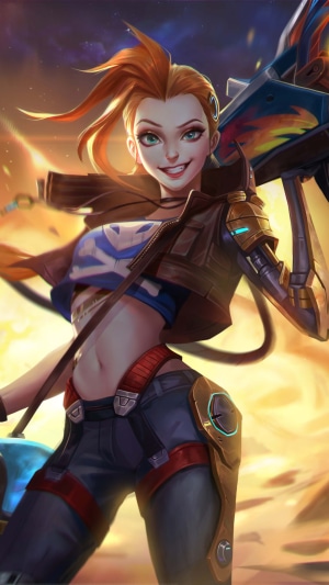 Jinx from League of Legends 4K