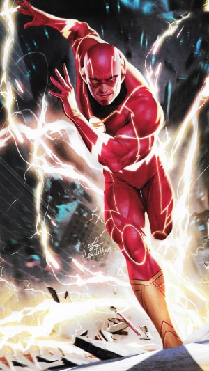 The Flash from DC Comics artwork 4K