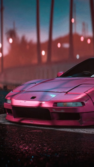 Pink Mazda RX-7 from Need for Speed 4K