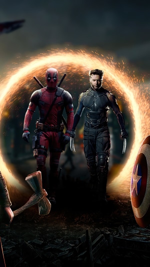Deadpool and Wolverine from Marvel Comics