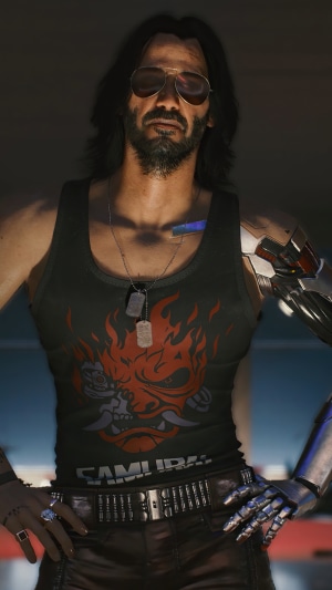 Johnny Silverhand from Cyberpunk 2077 4K