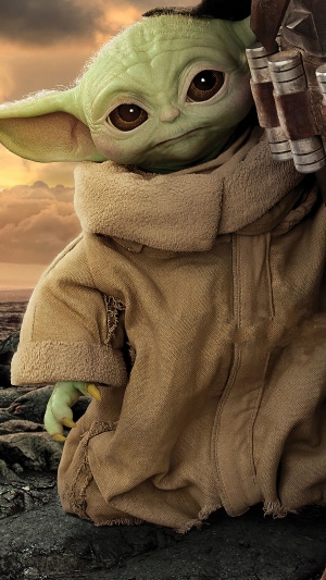 Baby Yoda from Star Wars The Mandalorian 4K