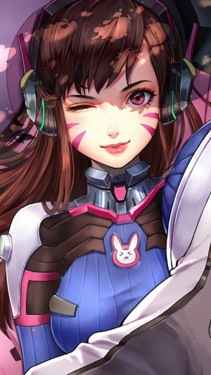 D.Va from Overwatch 4K