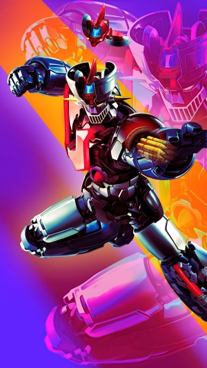 Mazinger Z robot in action pose