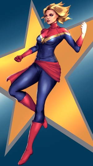 Captain Marvel artwork