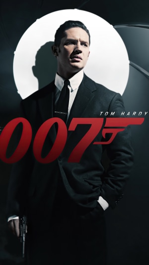 Tom Hardy as James Bond 007
