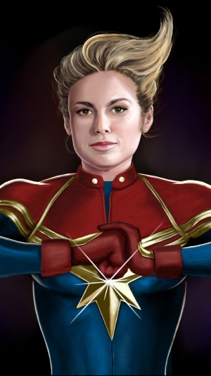 Captain Marvel Artwork