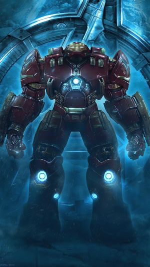 Hulkbuster armor artwork 4K