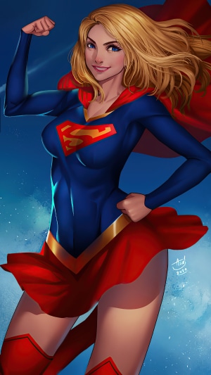 Supergirl artwork by artist