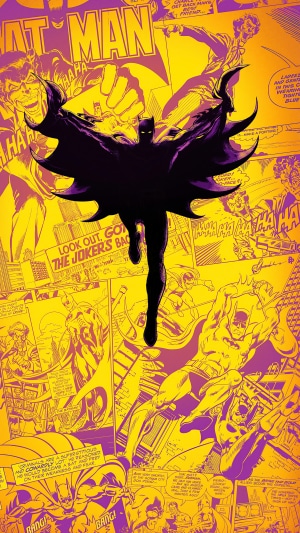 Batman from DC Comics comic art 4K