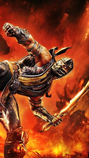Scorpion from Mortal Kombat 4K