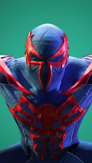 Spider-Man 2099 artwork 4K