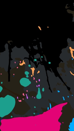 Abstract paint splatters and drips