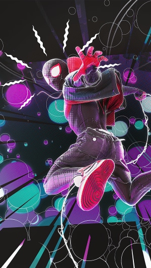 Miles Morales Spider-Man artwork 4K
