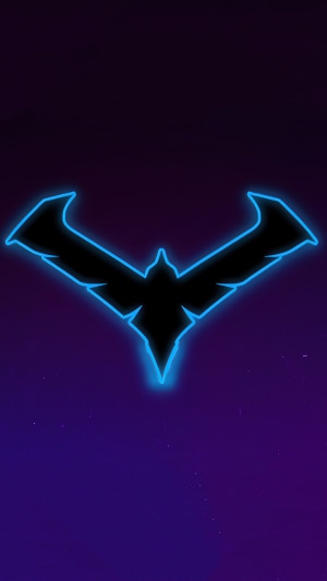 Nightwing logo from Gotham Knights 4K