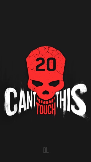 Dying Light 2 skull with number 20 and text CAN'T TOUCH THIS