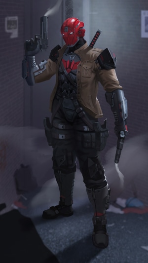 Red Hood from DC Comics artwork