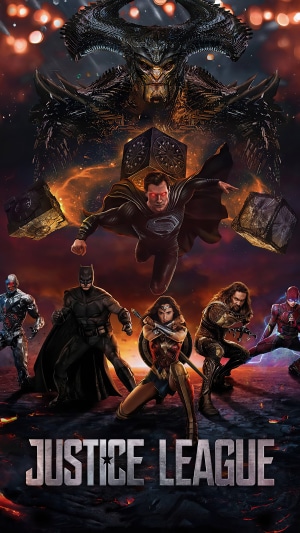 Justice League with Steppenwolf and Mother Boxes
