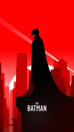 #1409849 The Batman, Superheroes, Movies, 2021 Movies, Poster, Red 