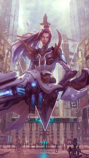 Caitlyn from League of Legends artwork