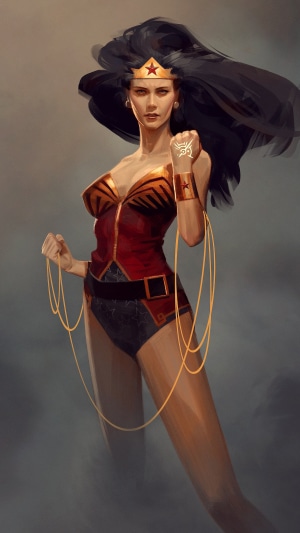 Wonder Woman artwork 4K