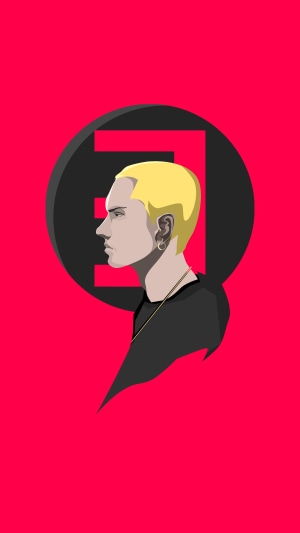 Eminem minimalist digital art