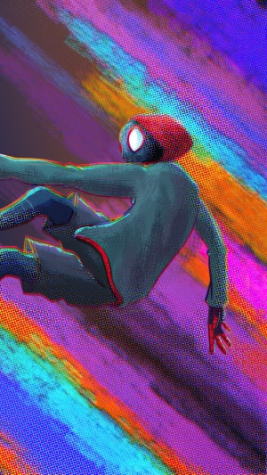 Miles Morales from Spider-Verse artwork
