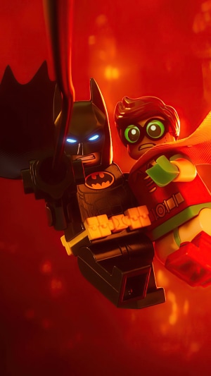 Batman and Robin from Lego 4K