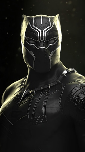Black Panther from Marvel Artwork 4K