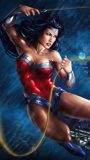 Wonder Woman in a Storm
