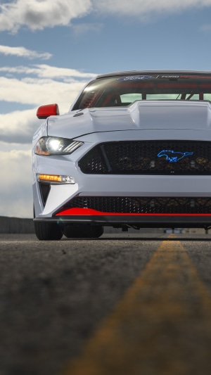 Ford Mustang front view 4K
