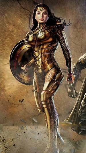 Wonder Woman in Golden Armor 4K