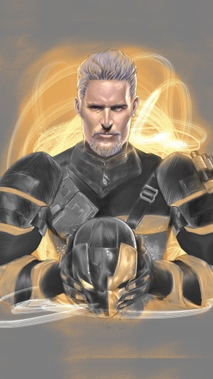Deathstroke artwork 4K