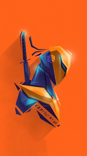 Deathstroke artwork 4K