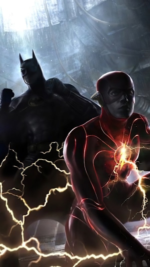 Batman and The Flash from DC Comics