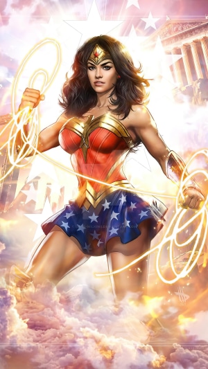 Wonder Woman with Lasso of Truth