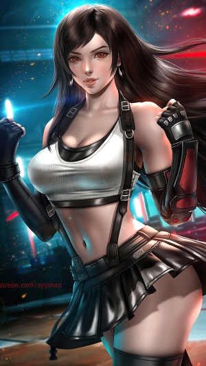 Tifa Lockhart from Final Fantasy VII 4K