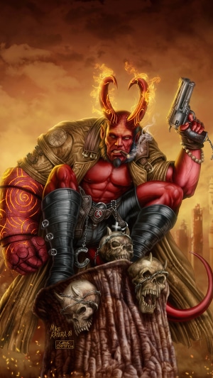 Hellboy from Hellboy artwork