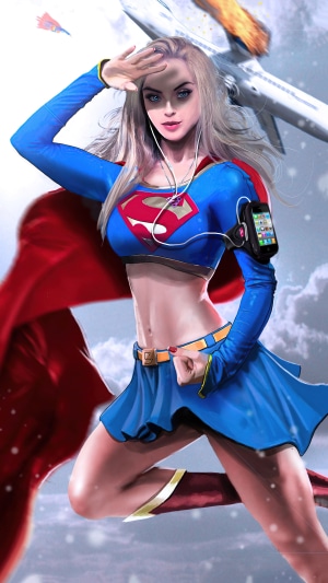 Supergirl Artwork in Detail