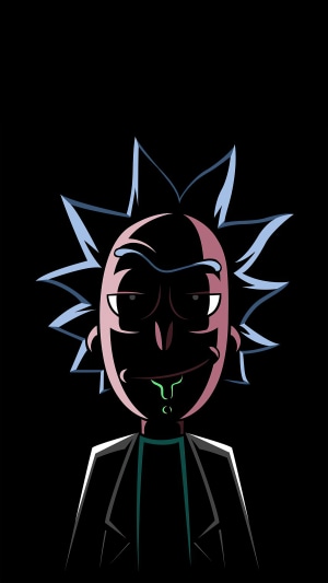 Rick from Rick and Morty artwork