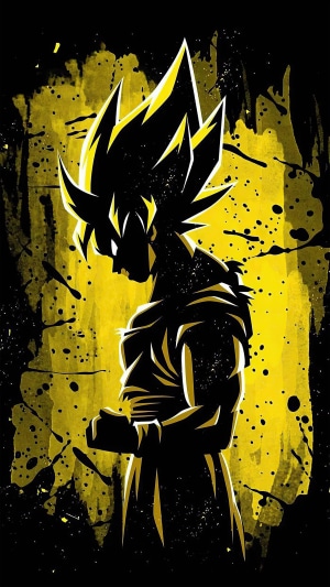 Goku from Dragon Ball Z artwork 4K