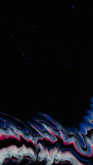 Abstract fluid art with blue and pink swirls