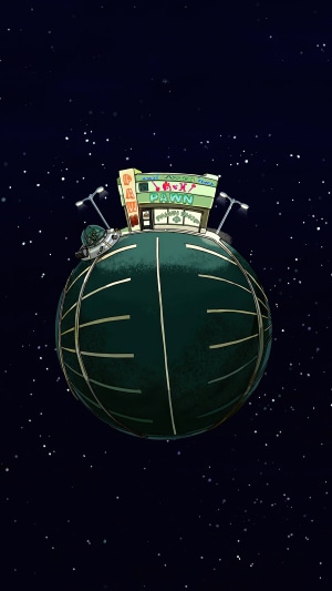 Rick and Morty Pawn Shop Planet 4K