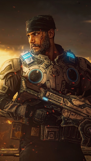 Marcus Fenix from Gears of War 4K