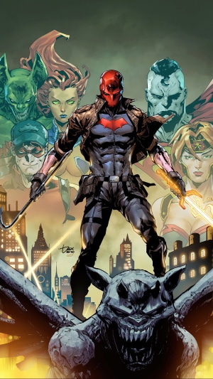 Red Hood and allies in Gotham City