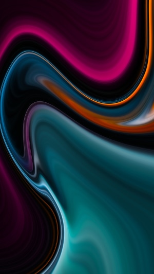 Abstract digital art with swirling colors