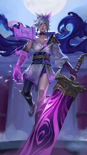 Spirit Blossom Riven from League of Legends 4K